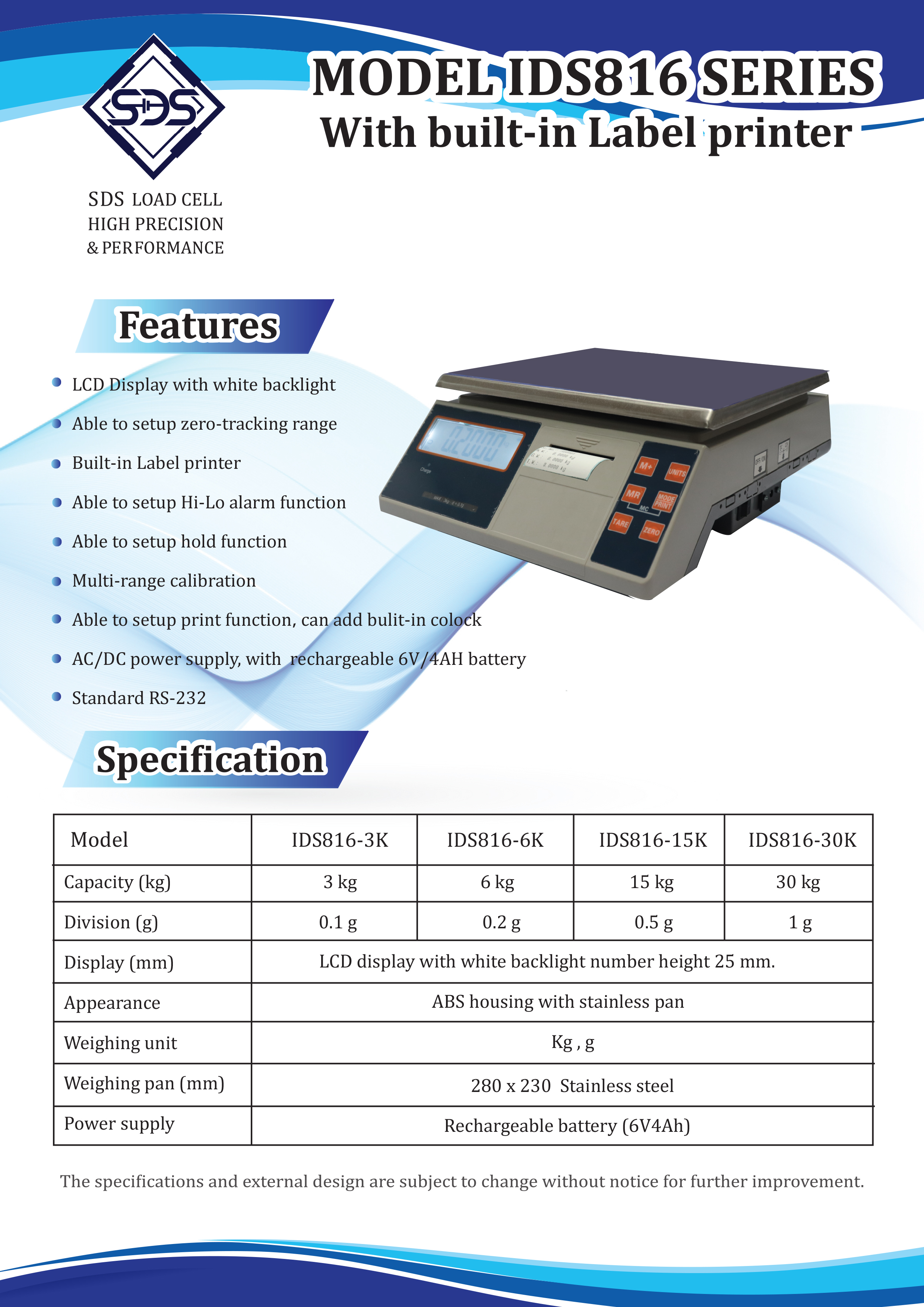 IDS816-LABEL PRINTER