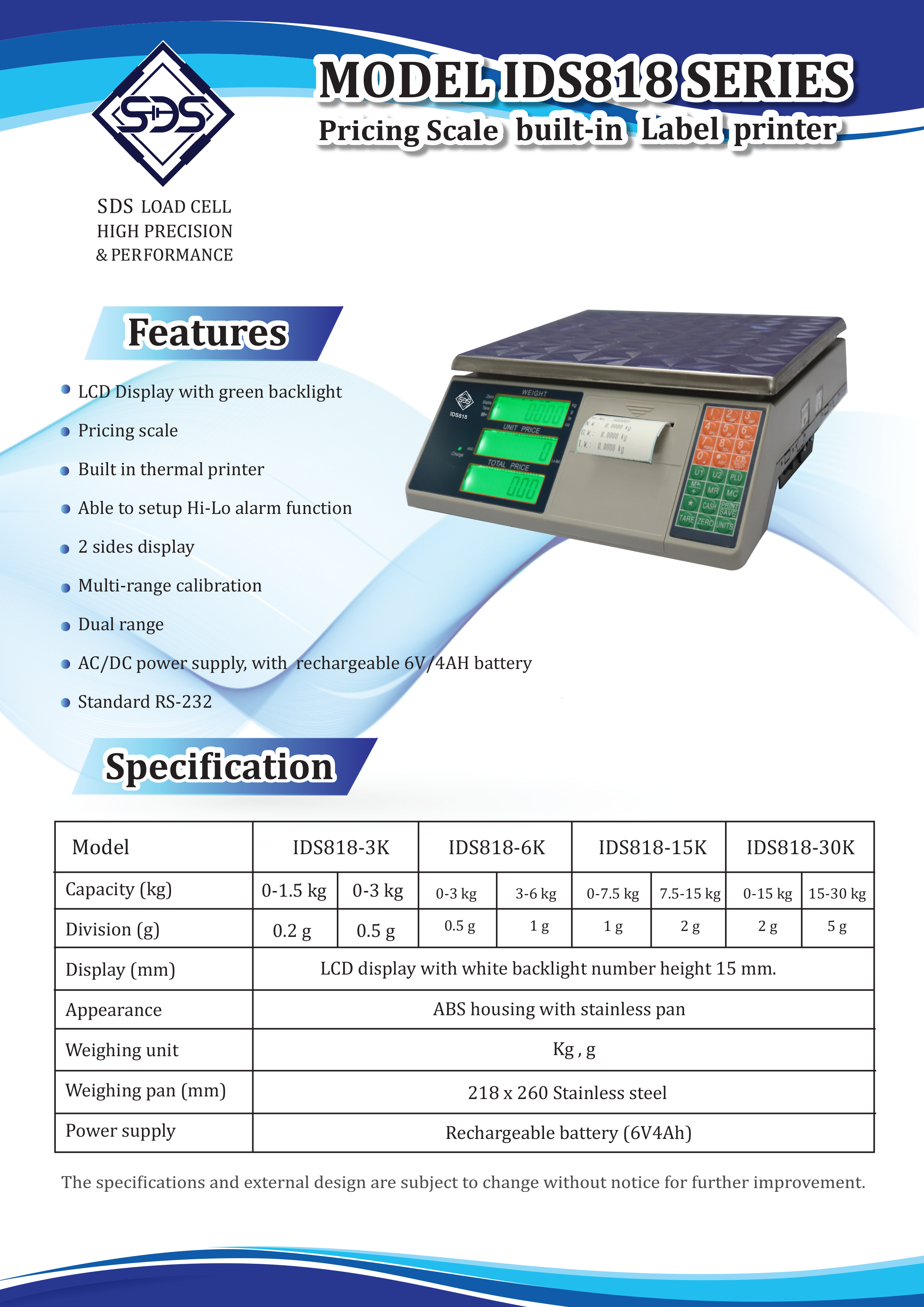 IDS818-LABEL PRINTER